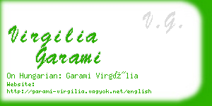 virgilia garami business card